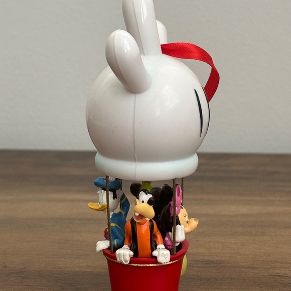 Disney Store MICKEY MOUSE HOT AIR BALLOON Friends Christmas Sketchbook Ornament - Picture 7 of 11